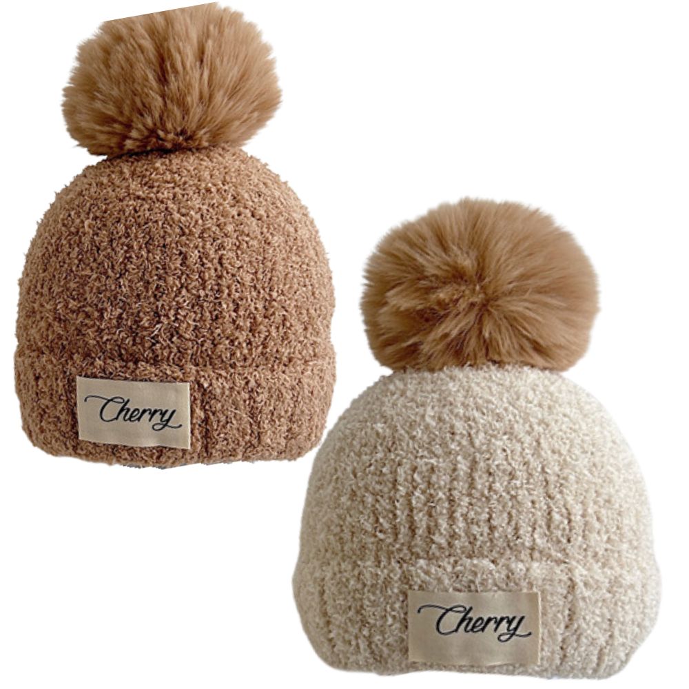 Mũ len quả bông cho bé PDL7