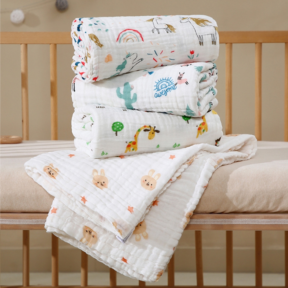 Khăn xô tắm 6 lớp PML2 cho bé 105x105cm