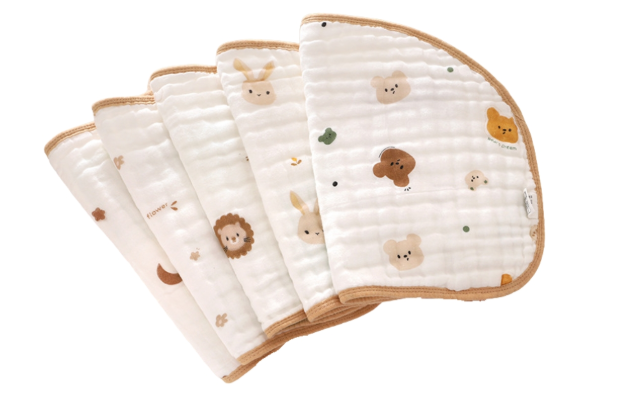 Gối sơ sinh Rabi cotton mềm PIL1 cho bé 24x40cm