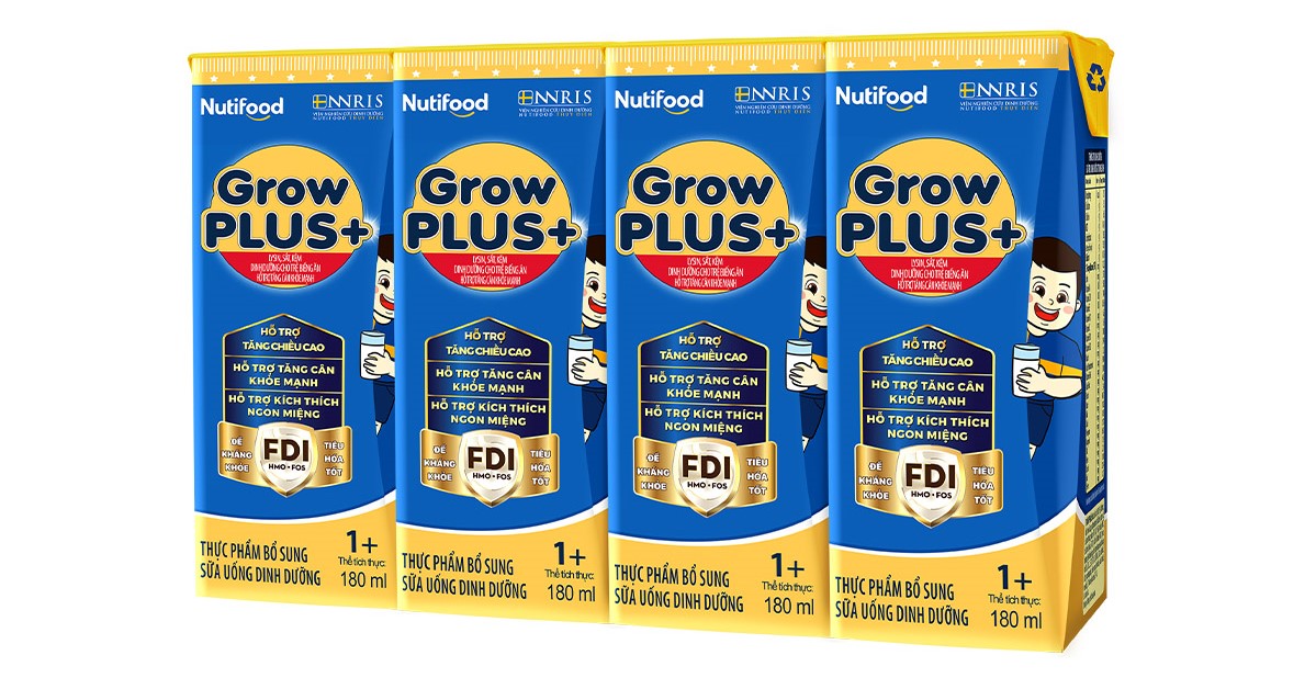 Sữa Grow PLUS+ xanh 180ml 