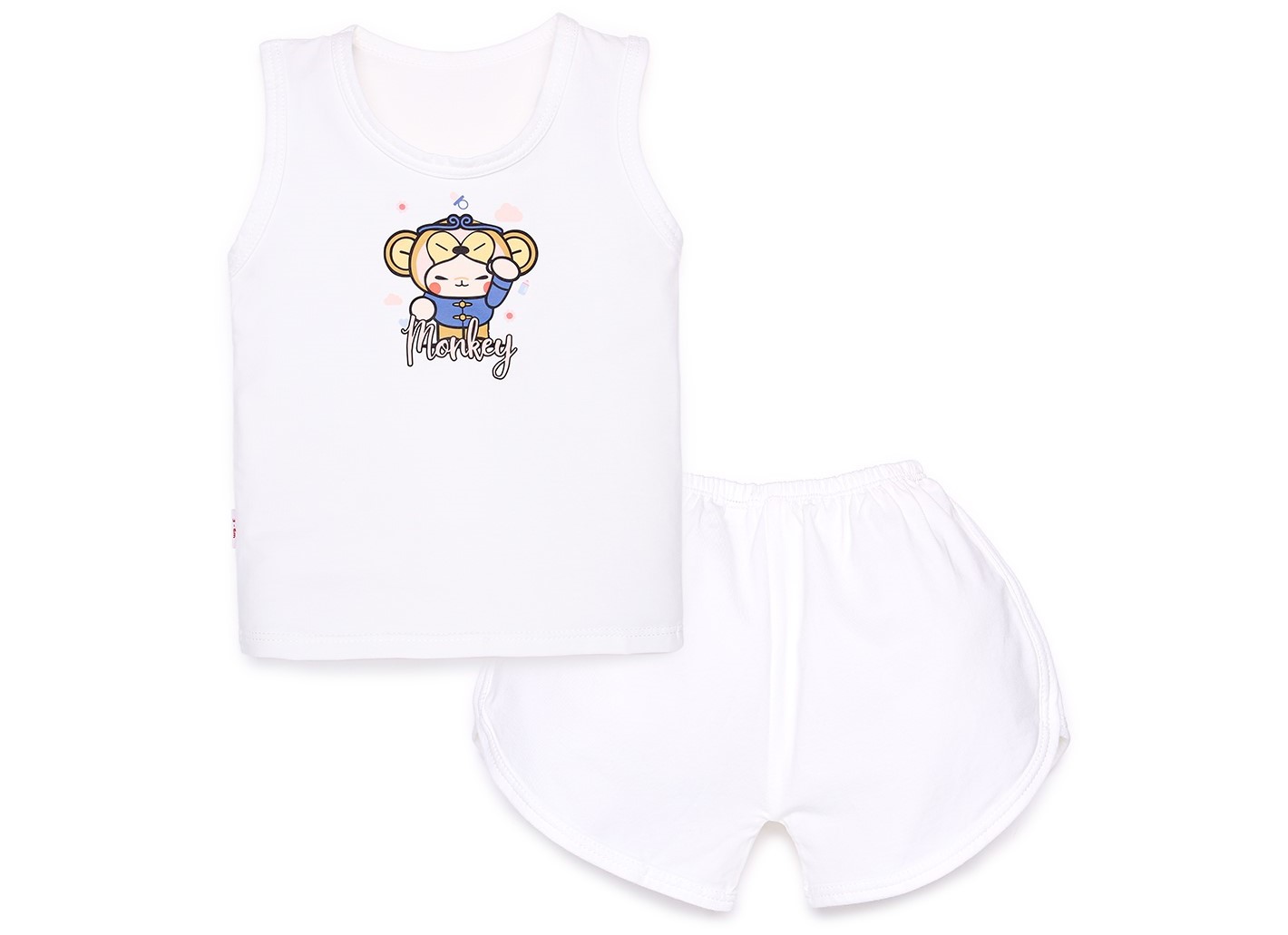 Bộ ba lỗ cotton IQ in hình 12 con giáp
