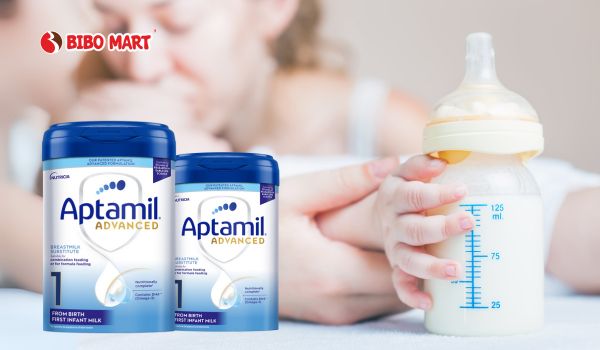 Sữa Aptamil anh số 1 bổ sung dinh dưỡng cho sự phát triển của trẻ sơ sinh