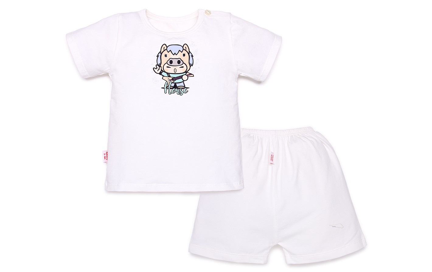 Bộ ba lỗ cotton IQ xám in hình 12 con giáp