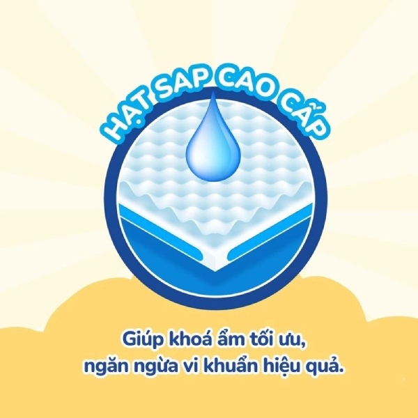 ​  Hạt SAP giúp khả năng thấm hút