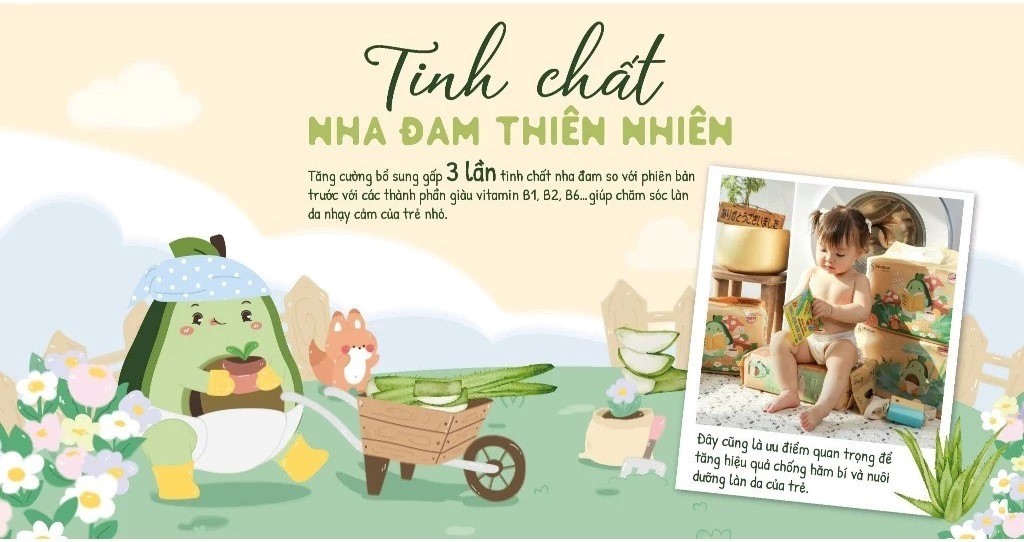 Bỉm - Tã dán BB Nature Care Plus