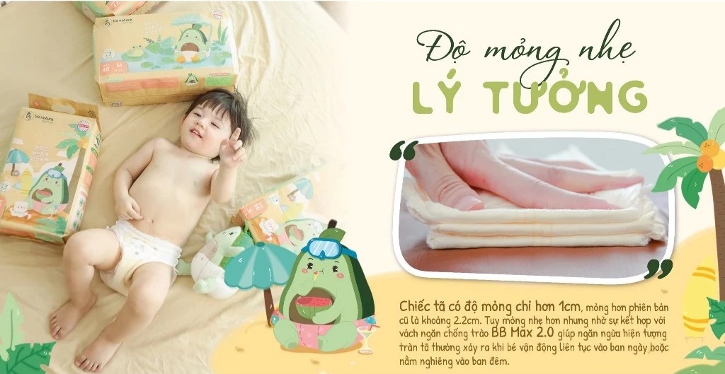 Bỉm - Tã dán BB Nature Care Plus