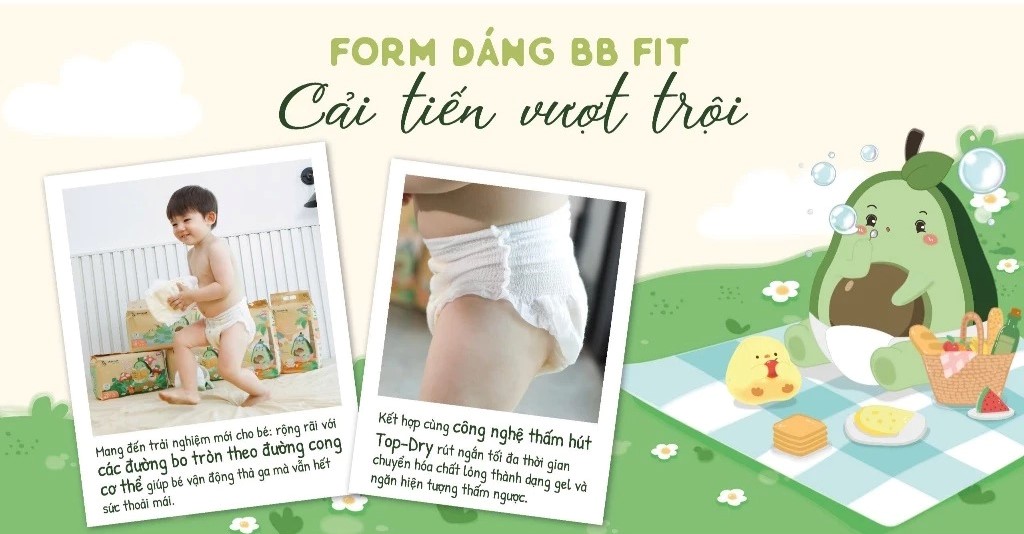 Bỉm - Tã dán BB Nature Care Plus