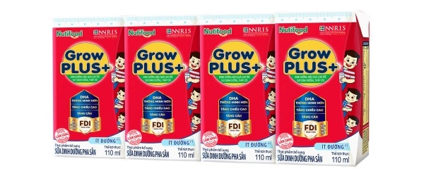 Sữa Grow Plus đỏ pha sẵn 110ml dành cho trẻ trên 1 tuổi