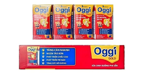  Sữa Oggi pha sẵn hỗ trợ tăng cân cho bé