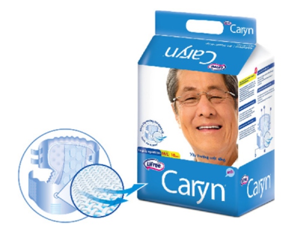  Bỉm Caryn với công nghệ thấm hút tiên tiến, vượt trội