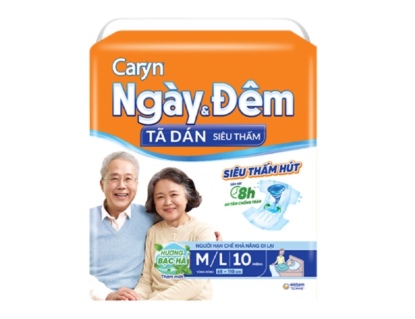  Tã dán Caryn cho người giả siêu thấm hút 