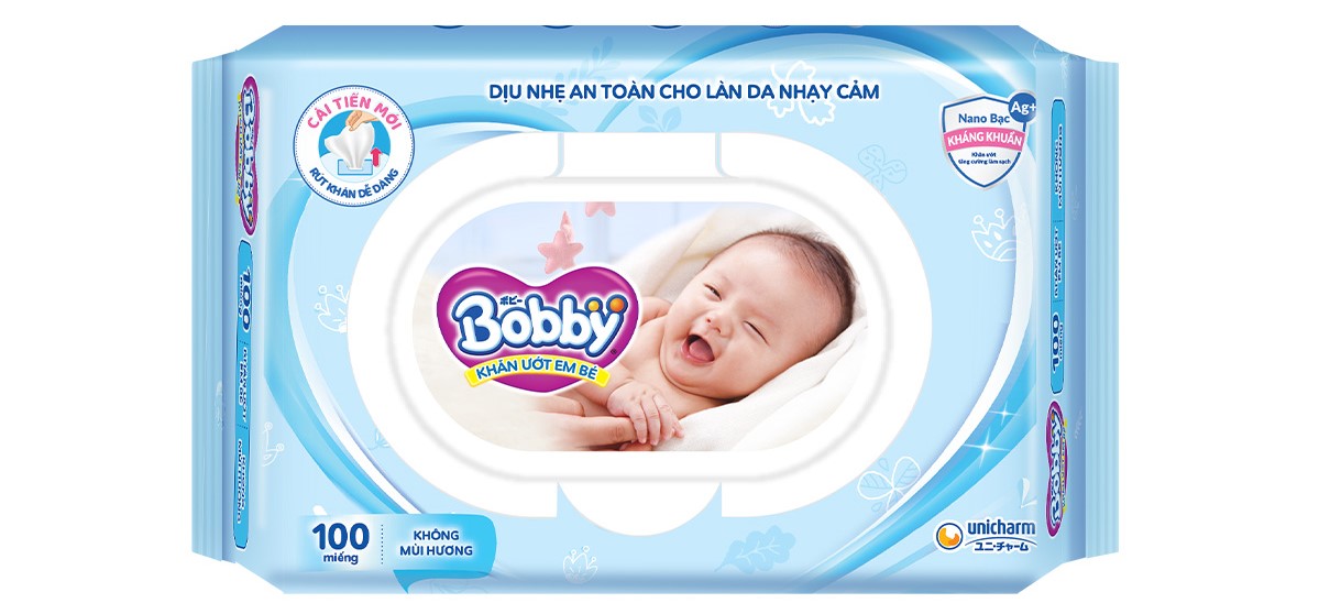 Giấy ướt trẻ em Bobby