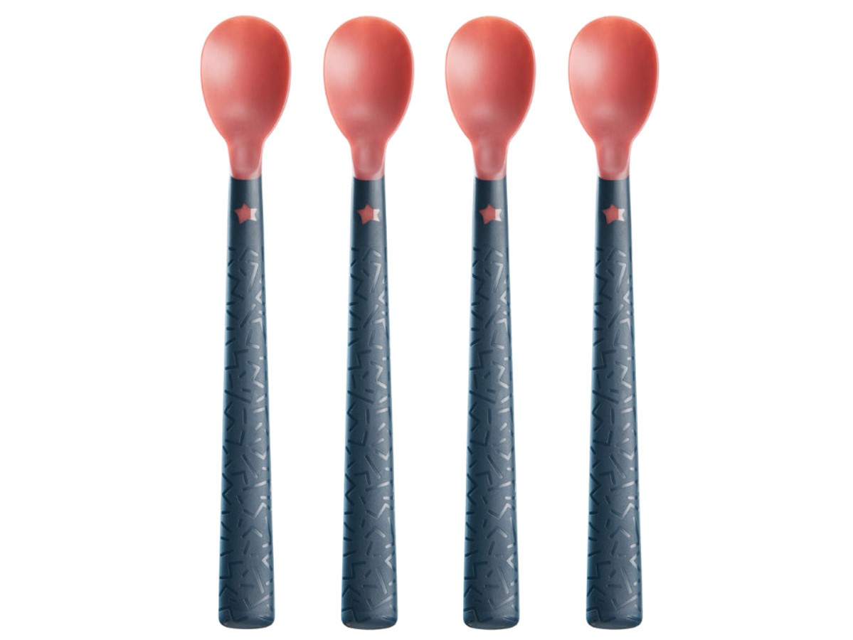 Bộ 4 thìa ăn dặm Tommee Tippee báo nhiệt (Từ 4 tháng)