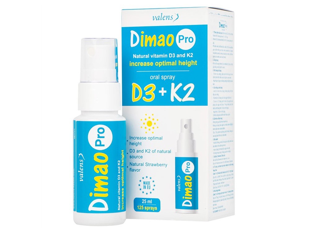 Vitamin D3K2 Dimao Pro Oral Spray dạng xịt 25ml