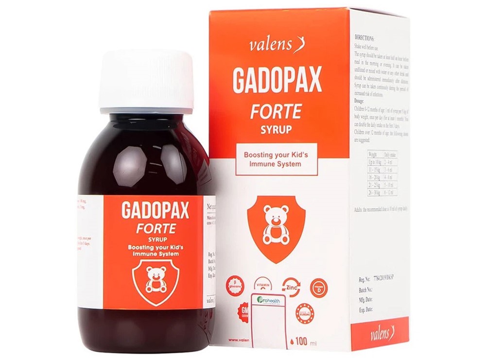 Siro Gadopax Forte tăng sức đề kháng 100ml 