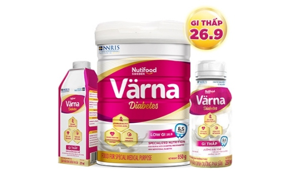  Sữa Varna Diabetes hỗ trợ ổn định đường huyết cho người bệnh tiểu đường
