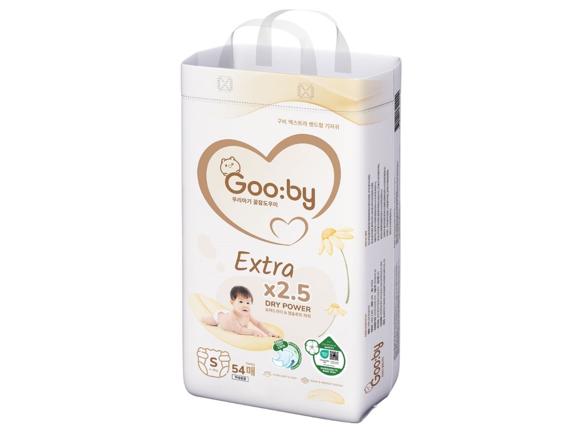  Bỉm - Tã dán Gooby Extra size Newborn Little 52 miếng