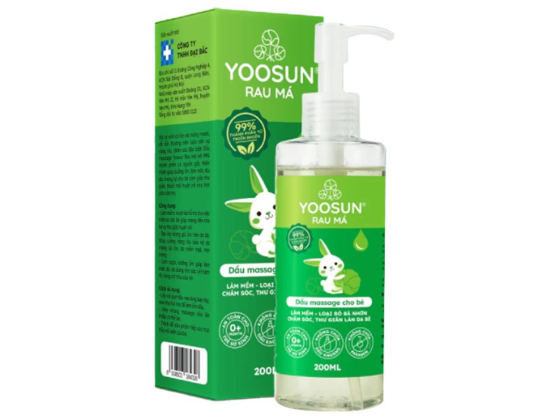 Dầu massage cho bé Yoosun