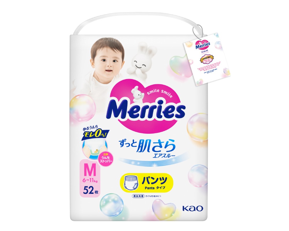 bỉm merries M52