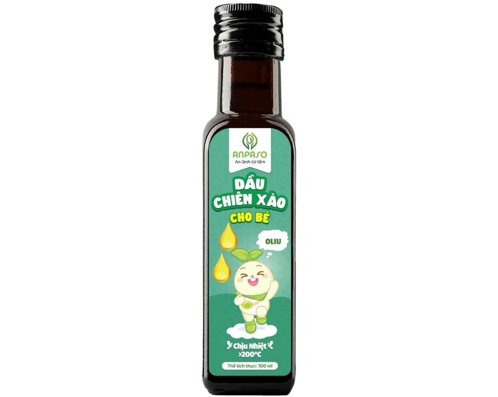 Dầu chiên xào cho bé Anpaso oliu 100ml
