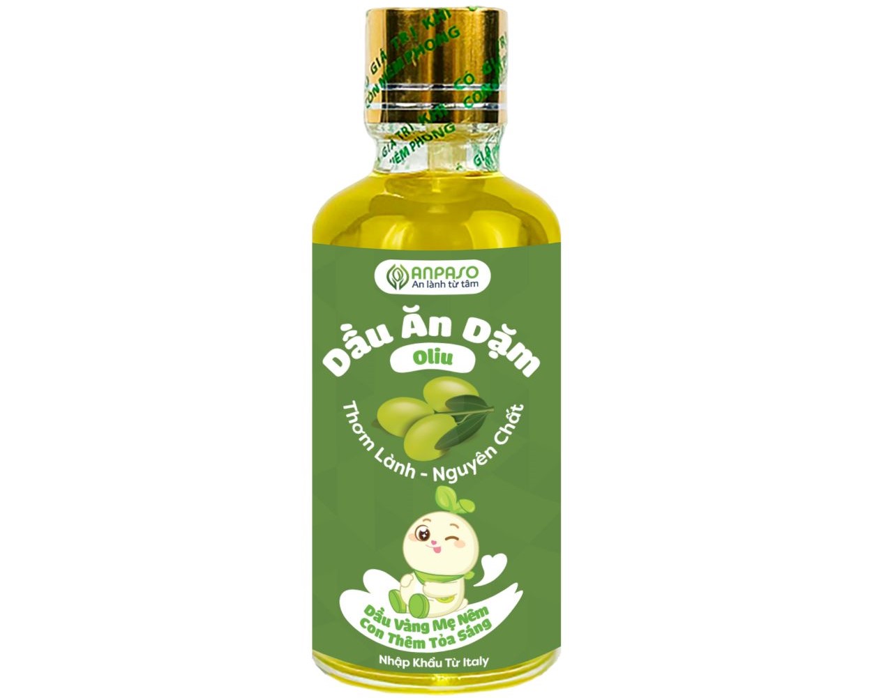 Dầu ăn dặm cho bé Anpaso ô liu 50ml