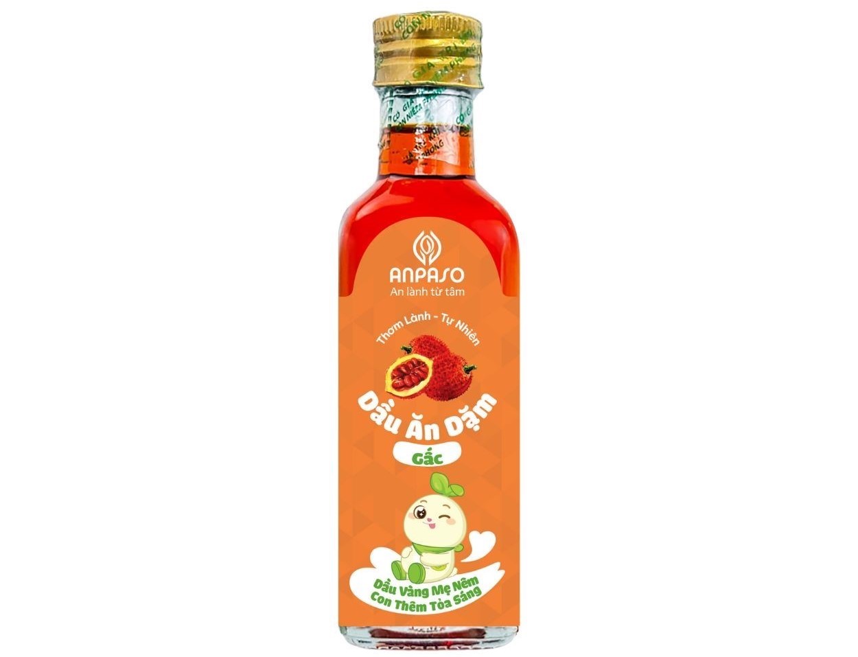 Dầu ăn dặm cho bé Anpaso gấc 100ml