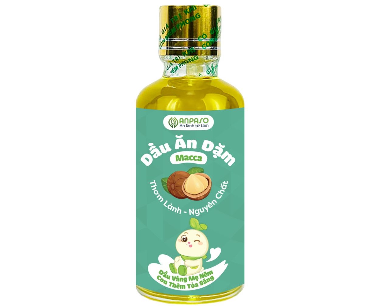 Dầu ăn dặm cho bé Anpaso macca 50ml