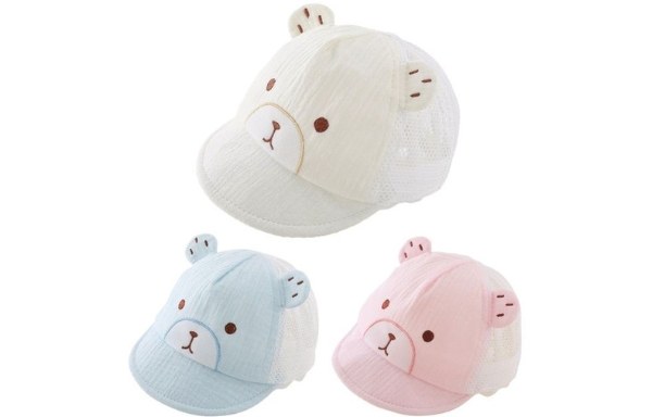 Mũ lưỡi trai cho bé sơ sinh chất liệu cotton thoáng mát