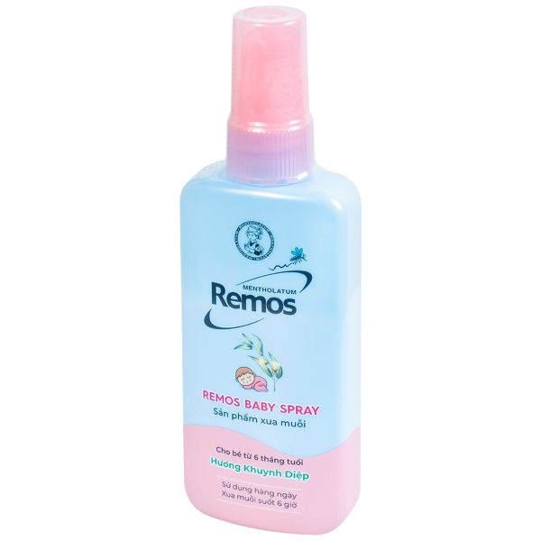 Xịt muỗi Remos cho bé và gia đình - thương hiệu được tin dùng