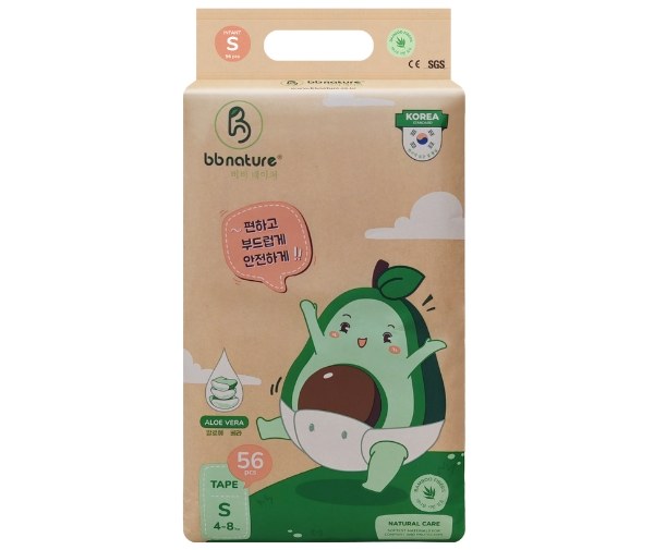 Tã dán BB Nature tiện lợi cho trẻ sơ sinh