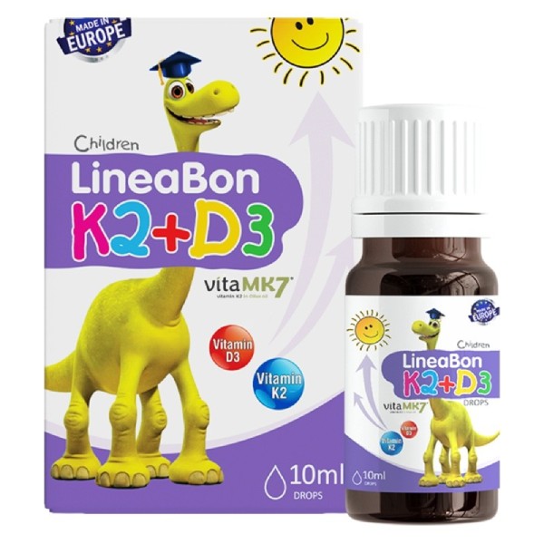 Vitamin D3K2 LineaBon Drops 10ml