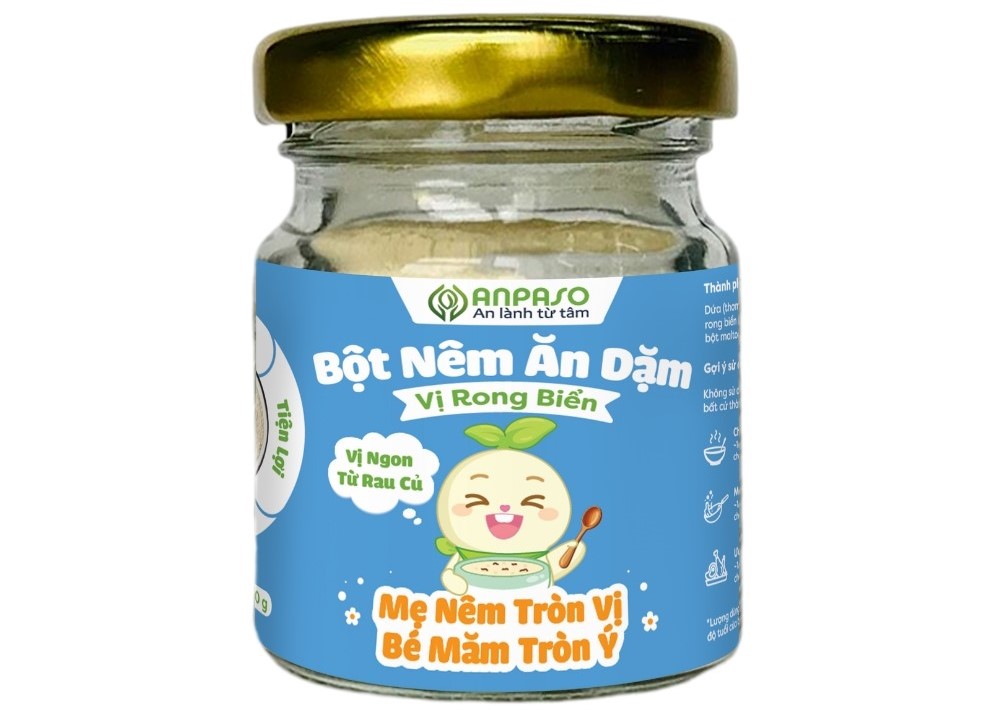 bột nêm ăn dặm anpaso vị rong biển