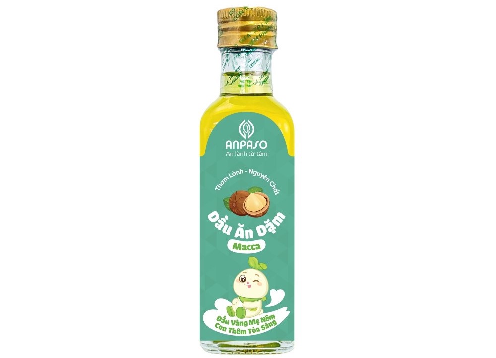 Dầu ăn dặm cho bé Anpaso macca 100ml
