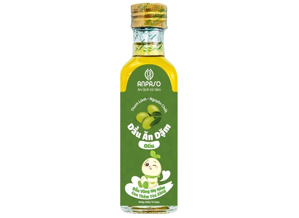 Dầu ăn dặm cho bé Anpaso ô liu 100ml