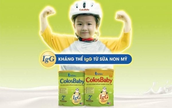 Lưu ý khi cho bé sử dụng sữa ColosBaby