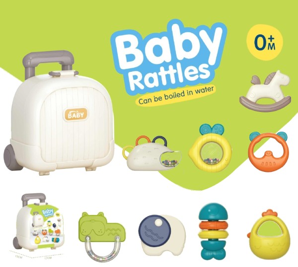 Bộ xúc xắc gặm nướu Baby Rattles