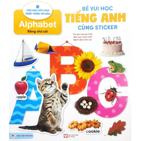 Sách Bé vui học tiếng Anh cùng Sticker
