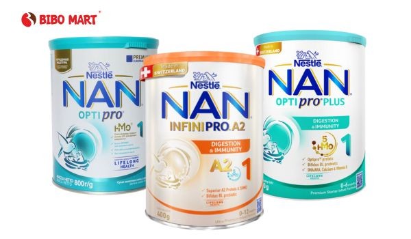 Các dòng sữa Nan số 1