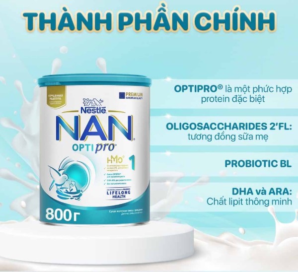 Sữa Nan Nga số 1 800g
