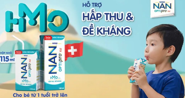 Sữa Nan pha sẵn tiện lợi cho bé