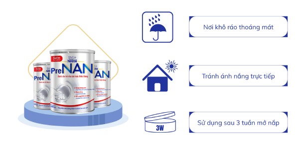 Cách bảo quản sữa sau khi đã mở hộp