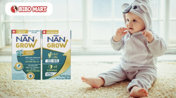 Sữa Nan Grow pha sẵn dành cho trẻ từ 12 tháng tuổi