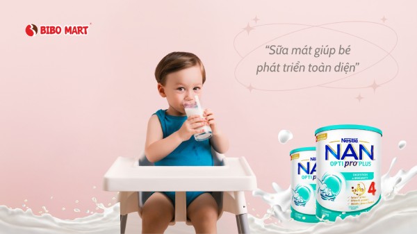 Nan Optipro Plus số 4 chứa 100 triệu lợi khuẩn Bifidobacterium lactis