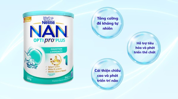 Công dụng nổi bật của sữa Nan Việt số 1 800g