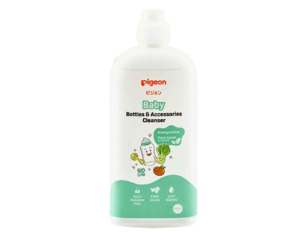 Nước vệ sinh bình sữa Pigeon gốc thực vật 500ml