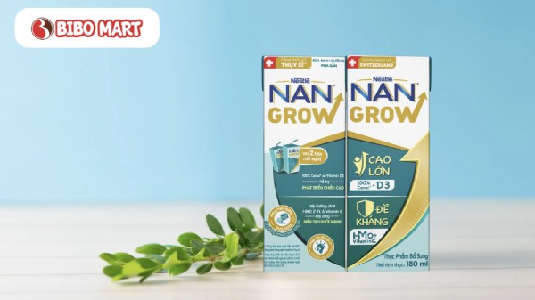 Những công dụng sữa Nan Grow đối với sự phát triển của trẻ
