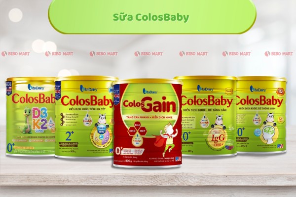 Các dòng sữa ColosBaby