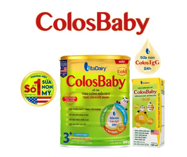 Sữa ColosBaby đến từ thương hiệu VitaDairy