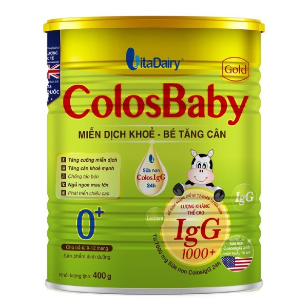 Sữa ColosBaby Gold 0+ 400g cho bé