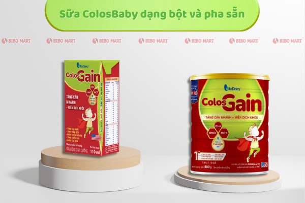 Sữa ColosBaby dạng bột và pha sẵn